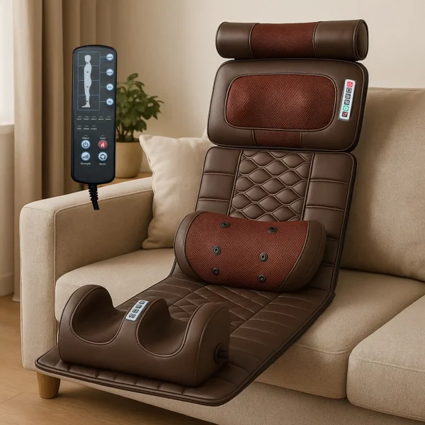 صندلی ماساژ تاشو (تشک ماساژ چرم) - Image 3