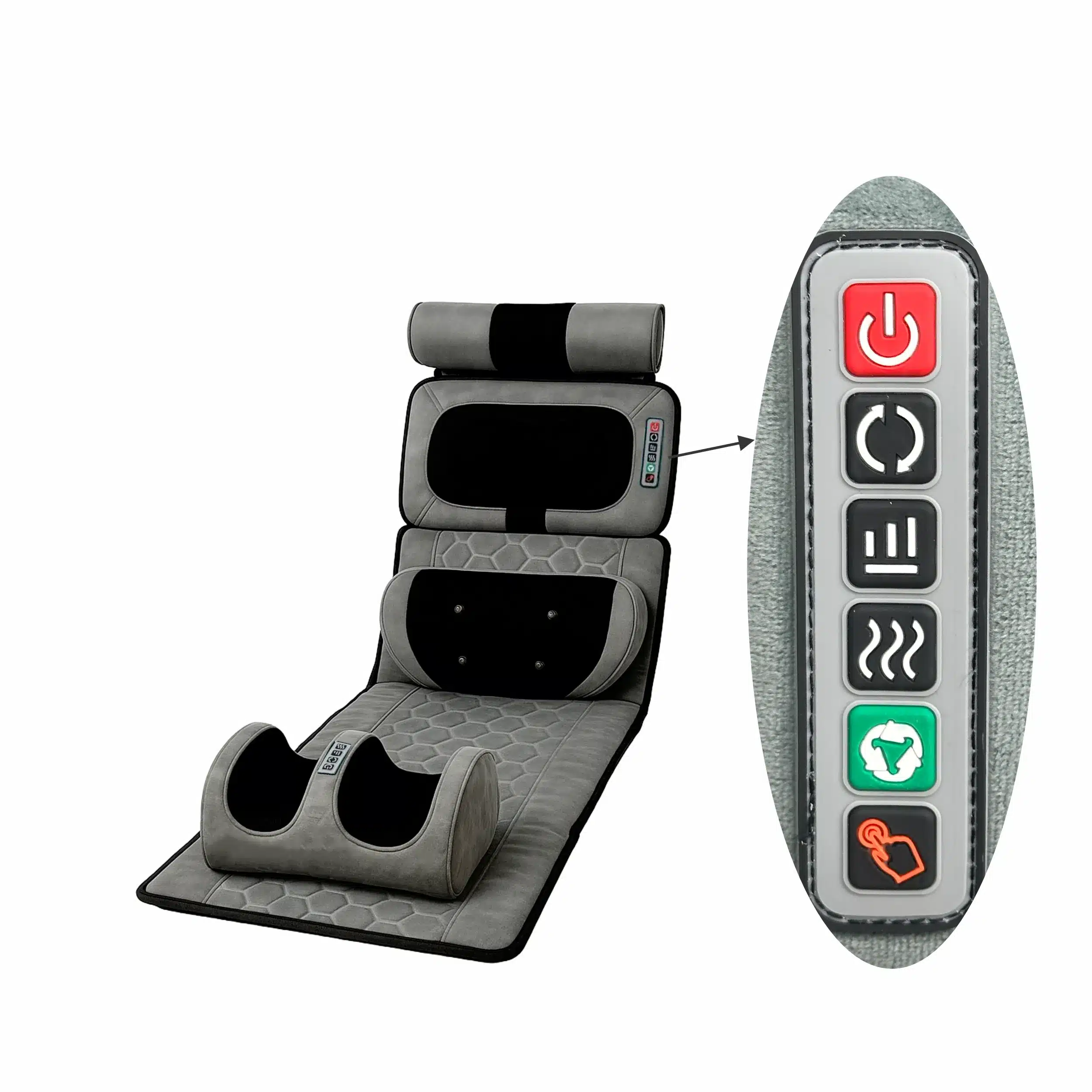 تشک ماساژ مخملی مدل صندلی ماساژ کد OT01 - Image 5